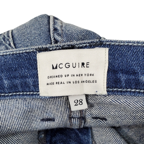 NEW McGuire Denim Fine Distressed Jeans Style 246D Womens Size 28 - Picture 7 of 8